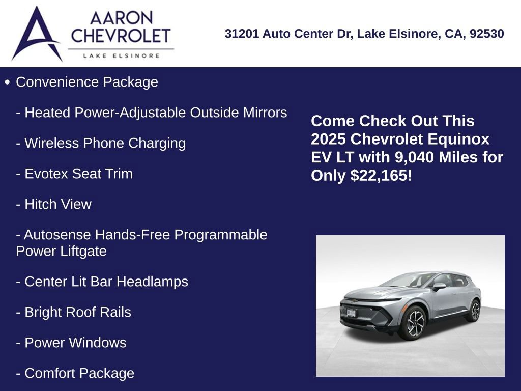 Used 2025 Chevrolet Equinox EV LT w/ Convenience Package image 15