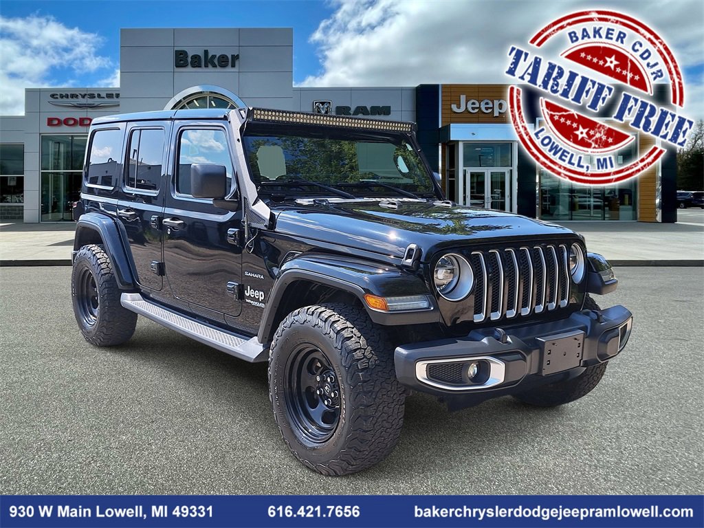 Used 2019 Jeep Wrangler Unlimited Sahara w/ Uconnect 4C Nav & Sound Group