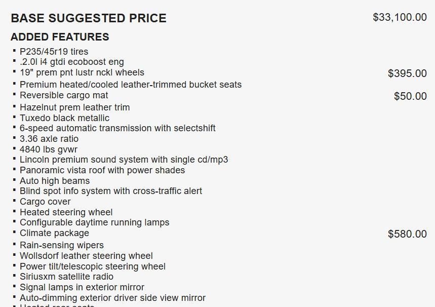 Used 2015 Lincoln MKC FWD w/ Equipment Group 102A Reserve image 16