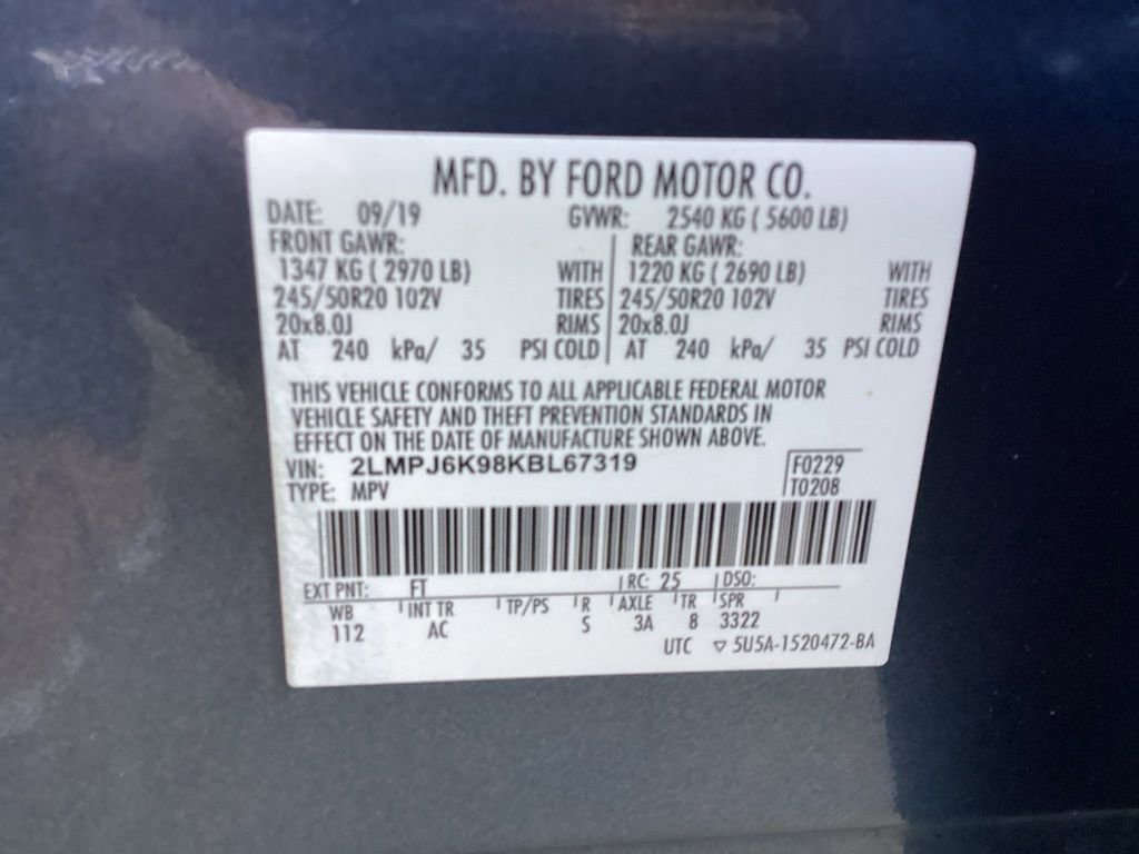 Used 2019 Lincoln Nautilus Select image 70