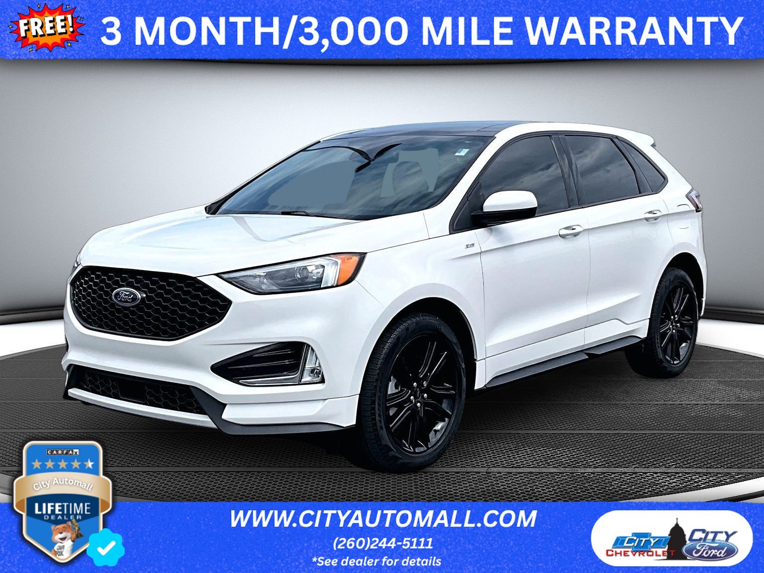Used 2022 Ford Edge ST-Line w/ Class II Trailer Tow Package AWD/4WD image 1