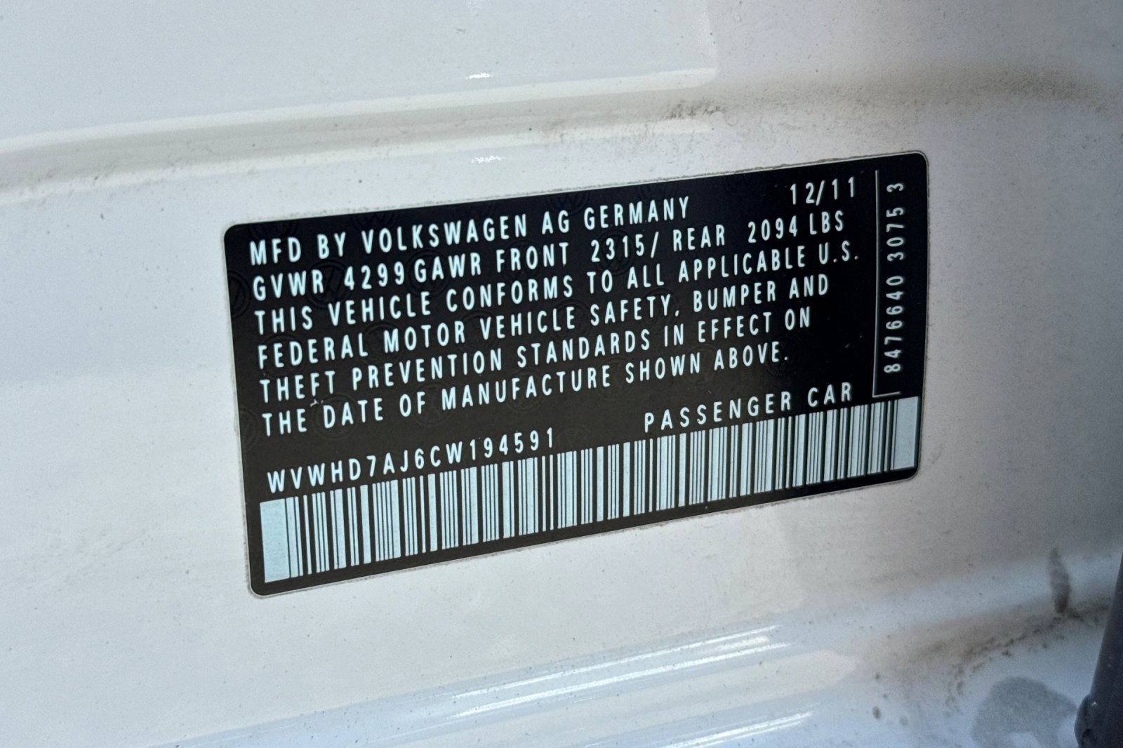 Used 2012 Volkswagen Golf 4-Door image 21