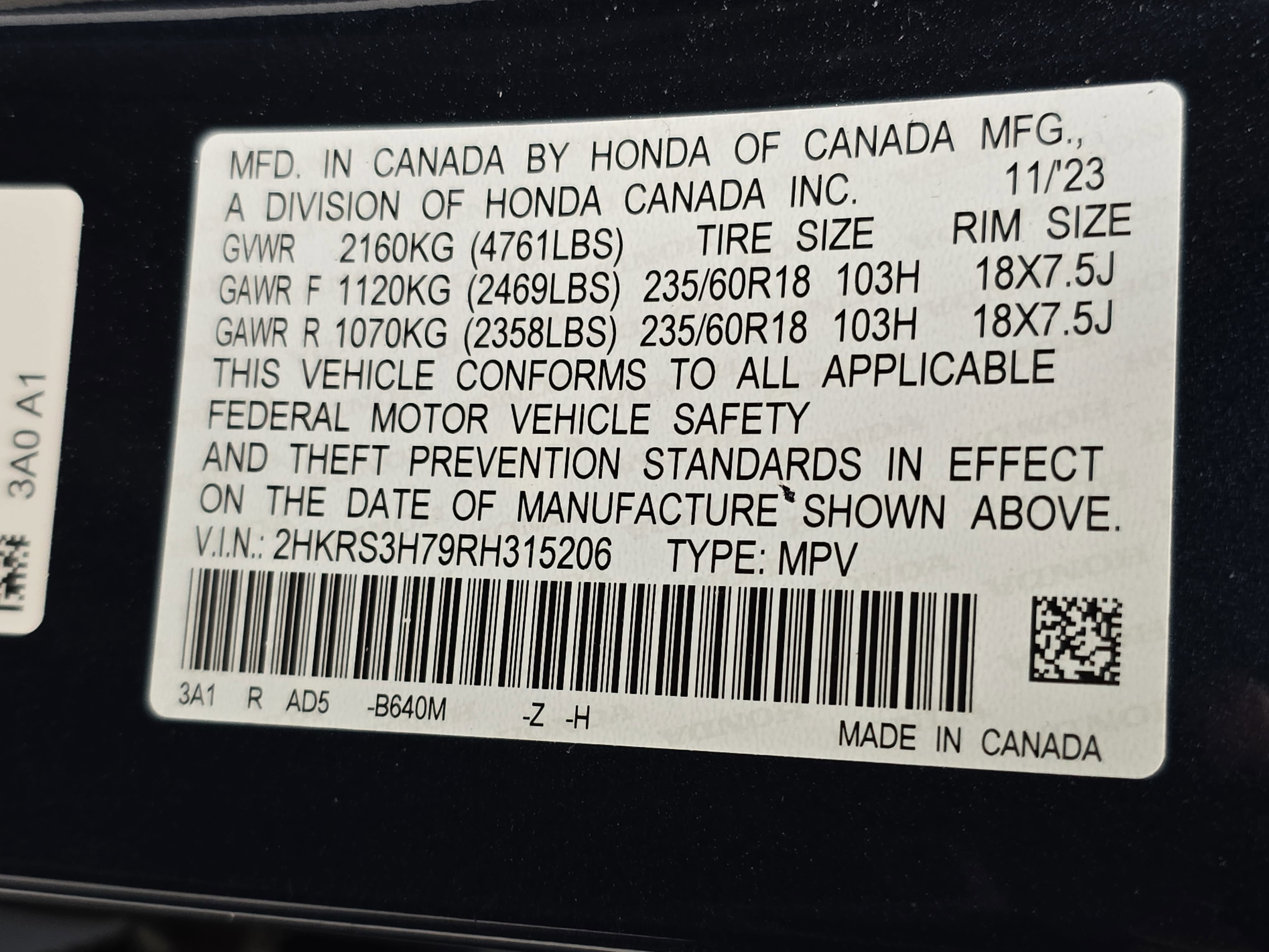 Certified 2024 Honda CR-V EX-L image 36