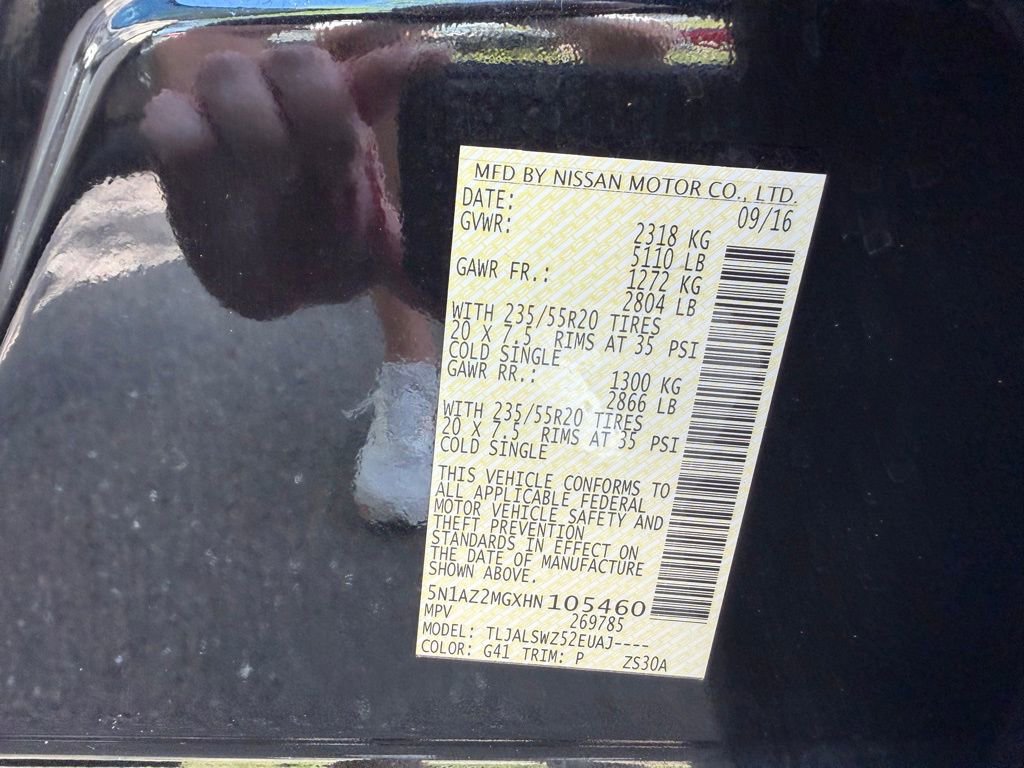Used 2017 Nissan Murano Platinum image 30