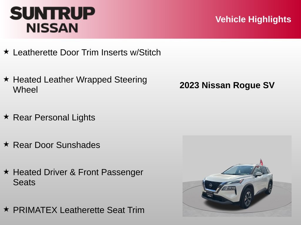 Used 2023 Nissan Rogue SV w/ SV Premium B Package AWD/4WD image 23