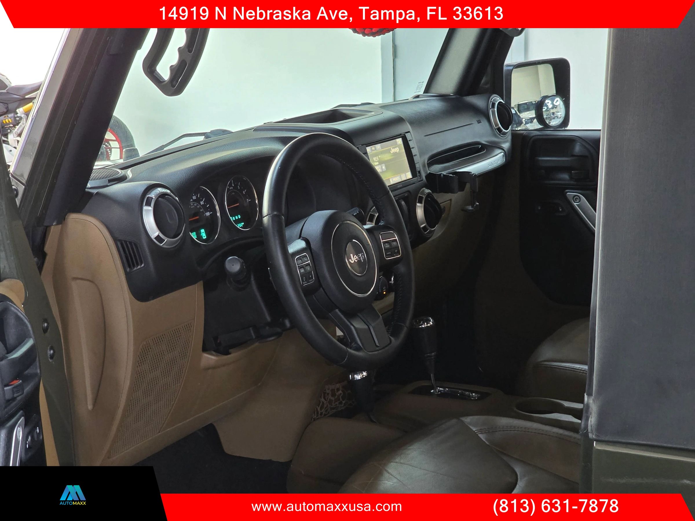Used 2015 Jeep Wrangler Sahara w/ Connectivity Group AWD/4WD image 11