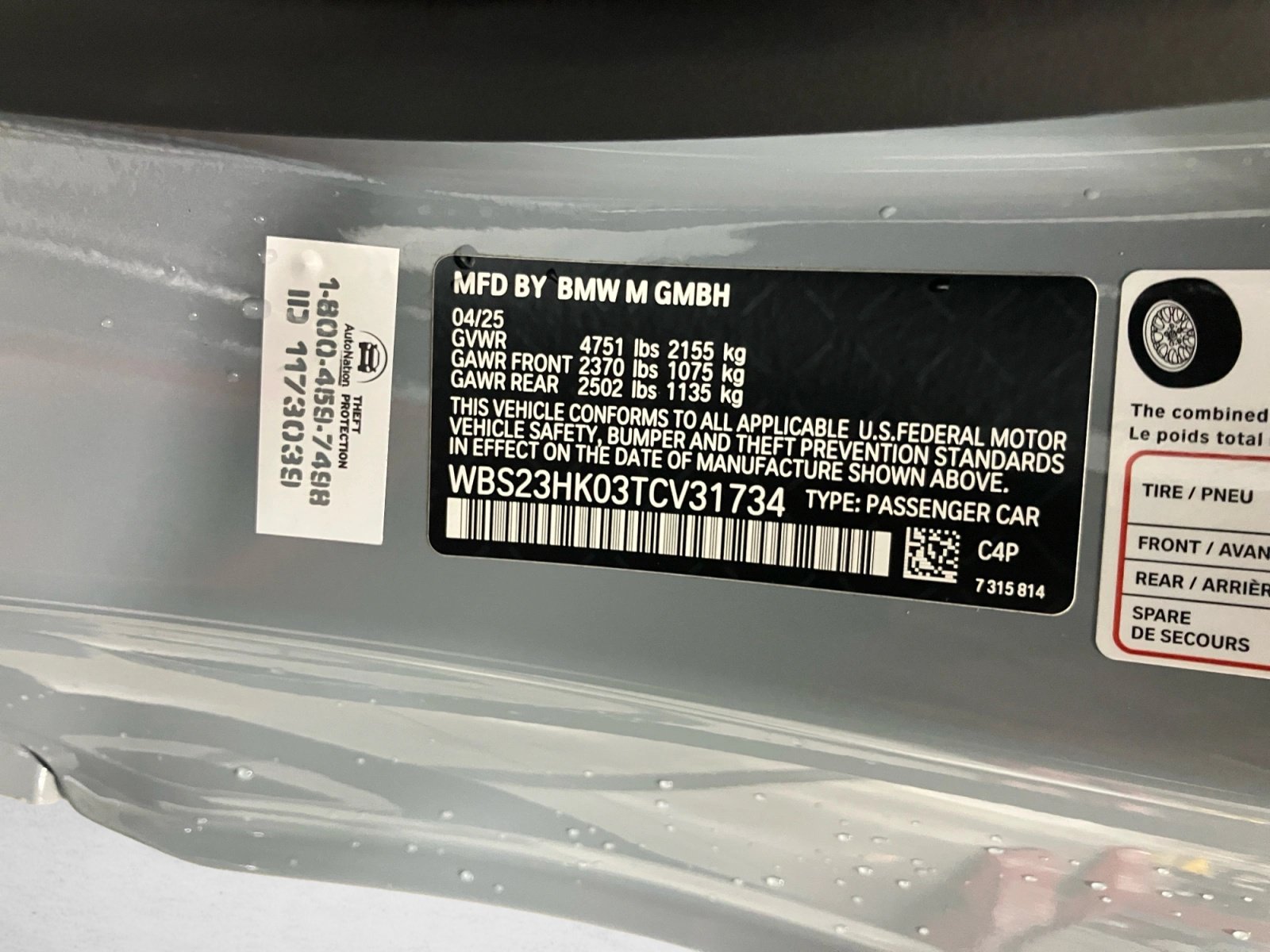 Used 2026 BMW M4 Competition w/ M Carbon Exterior Package RWD image 13