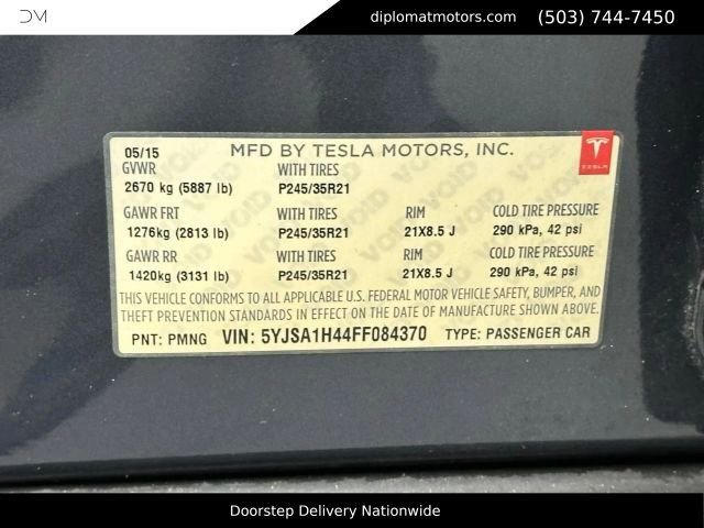Used 2015 Tesla Model S P85D AWD/4WD image 45