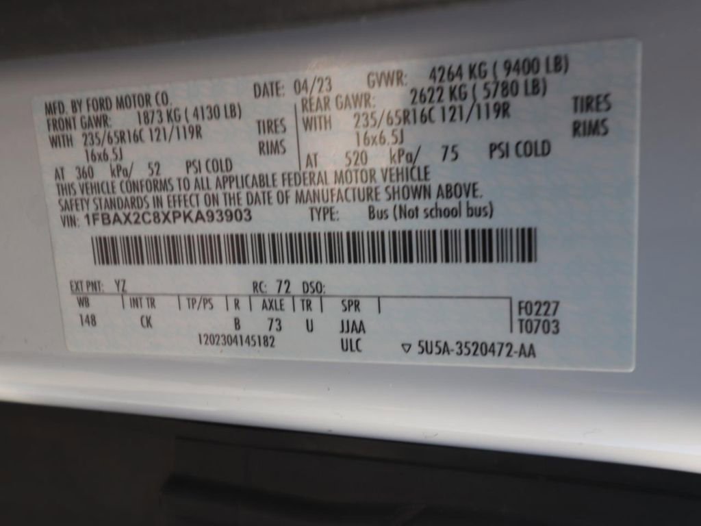 Certified 2023 Ford Transit 350 XLT image 27