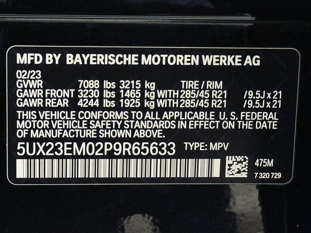 Used 2023 BMW X7 xDrive40i w/ Premium Package image 55