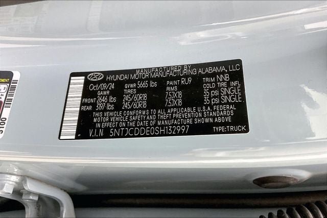 Certified 2025 Hyundai Santa Cruz SEL AWD/4WD image 33