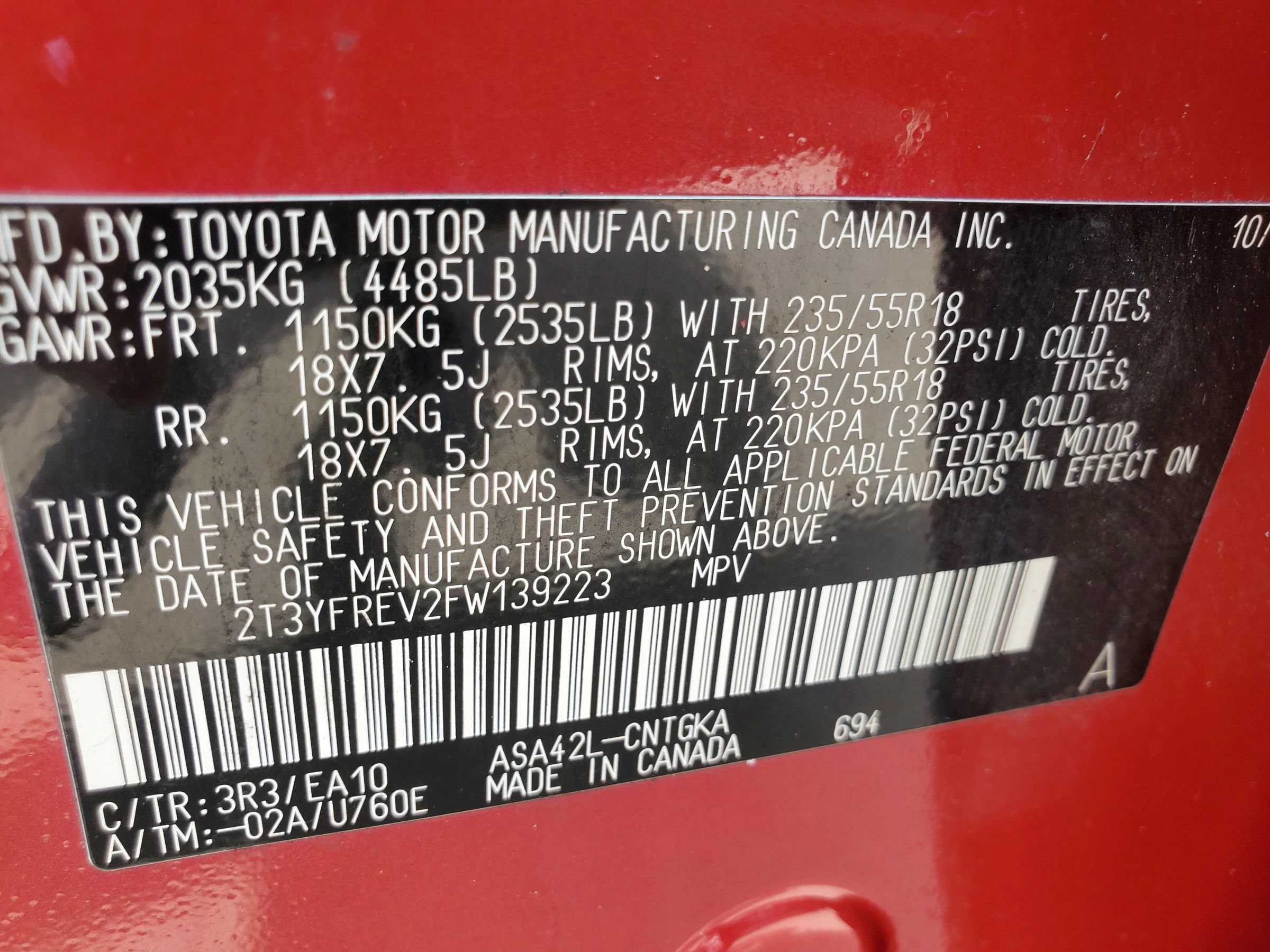 Used 2015 Toyota RAV4 Limited w/ Technology Package FWD image 66