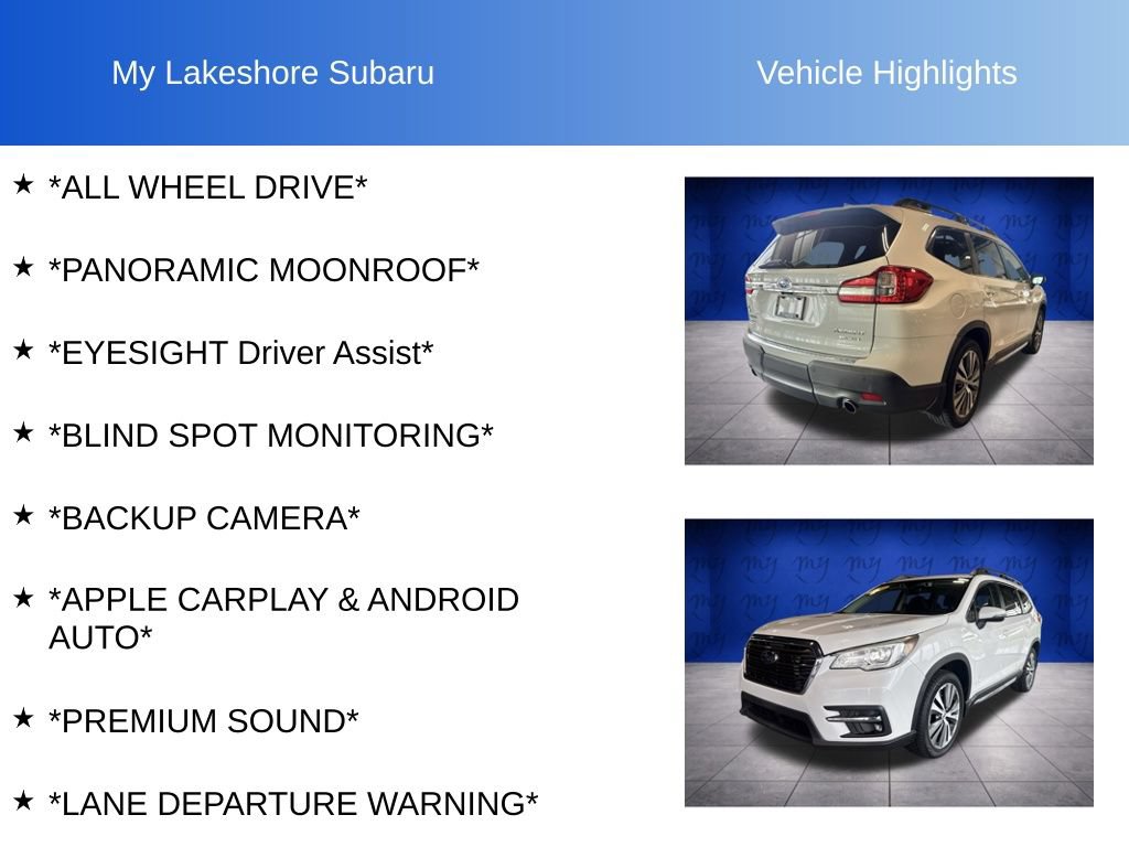 Used 2020 Subaru Ascent Limited w/ Technology Package AWD/4WD image 9