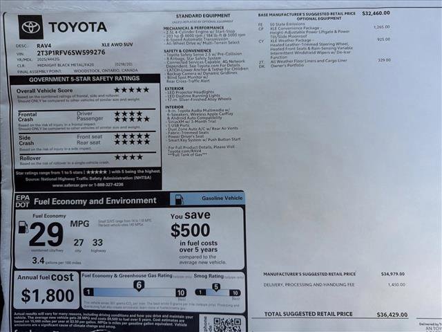 New 2025 Toyota RAV4 XLE image 25