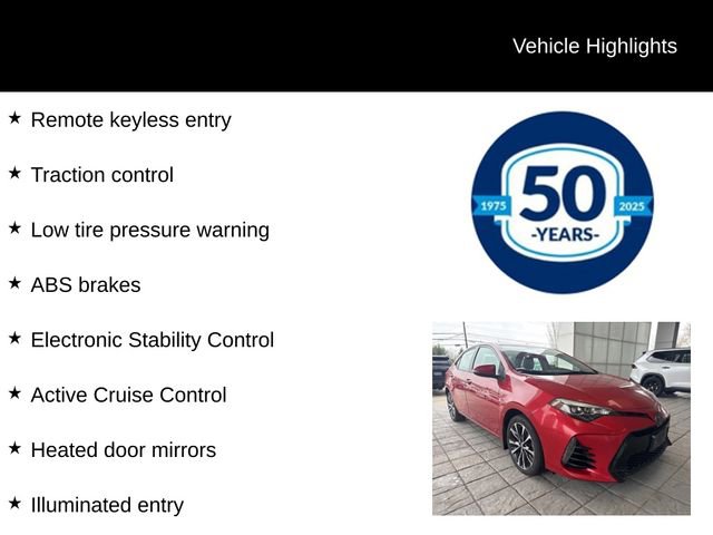Used 2017 Toyota Corolla SE w/ Carpet Mat Package (TMS) image 5