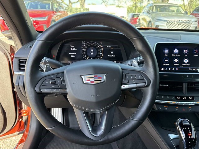 Certified 2023 Cadillac CT4 V w/ Navigation Package RWD image 23