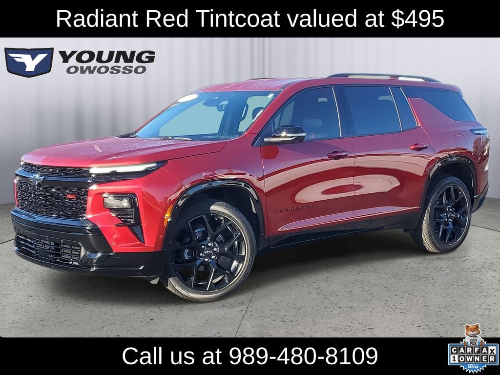 Used 2025 Chevrolet Traverse RS w/ LPO, Floor Liner Package image 1