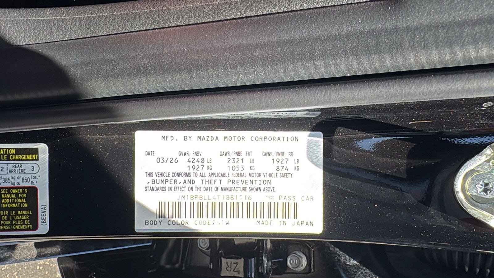 New 2026 MAZDA MAZDA3 Carbon AWD/4WD image 20