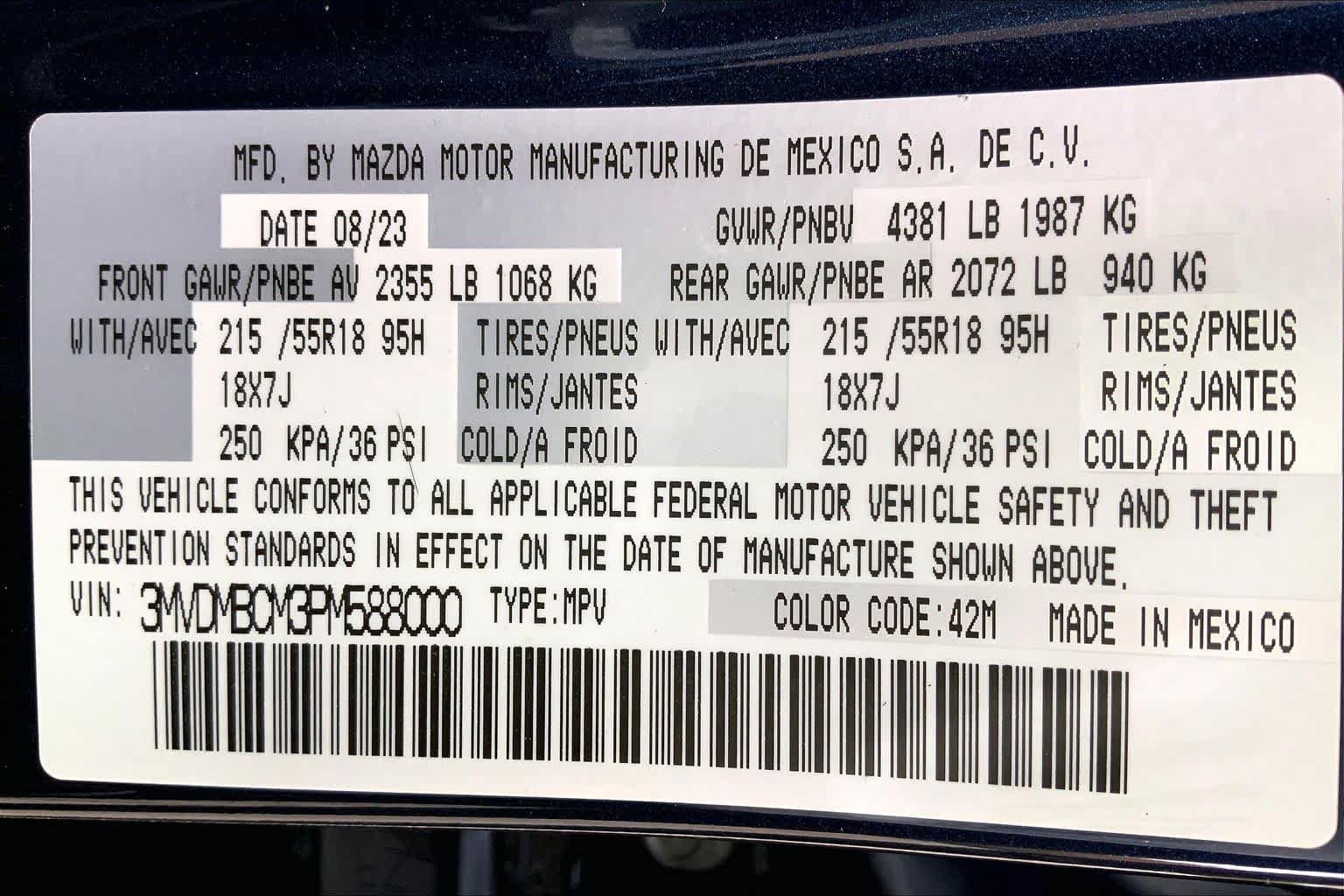 Certified 2023 MAZDA CX-30 AWD 2.5 S w/ Preferred Package image 34