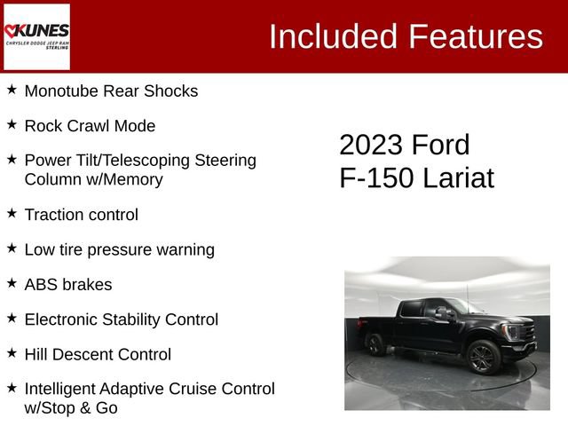 Used 2023 Ford F150 Lariat w/ Equipment Group 502A High AWD/4WD image 3