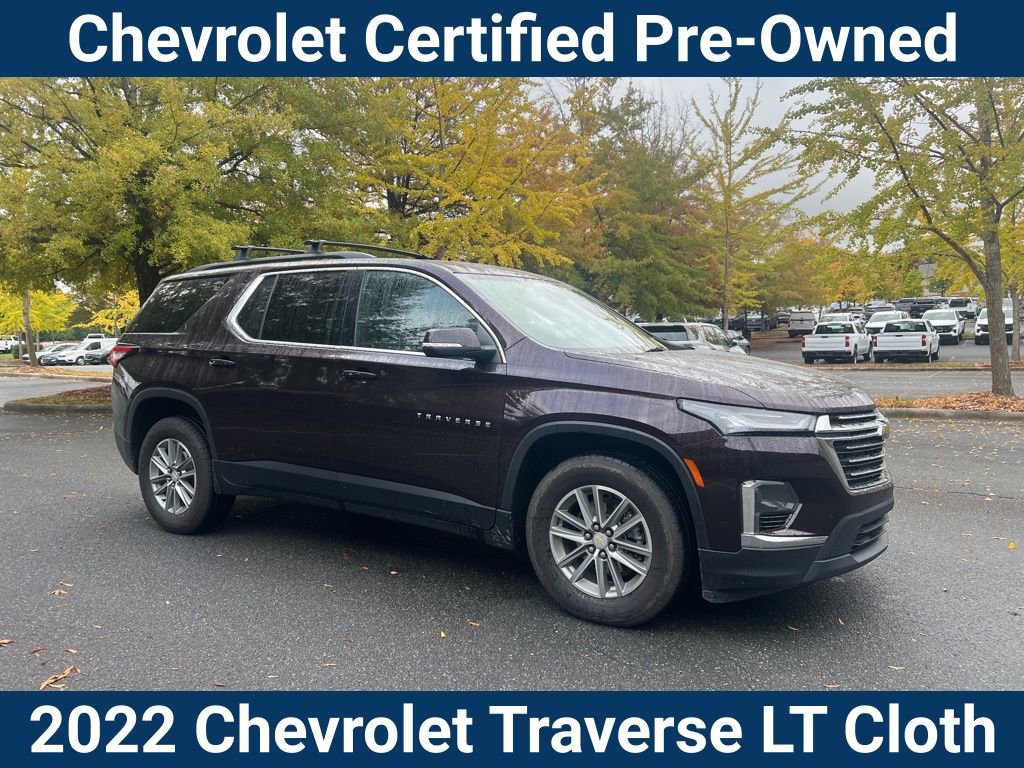 Certified 2022 Chevrolet Traverse LT