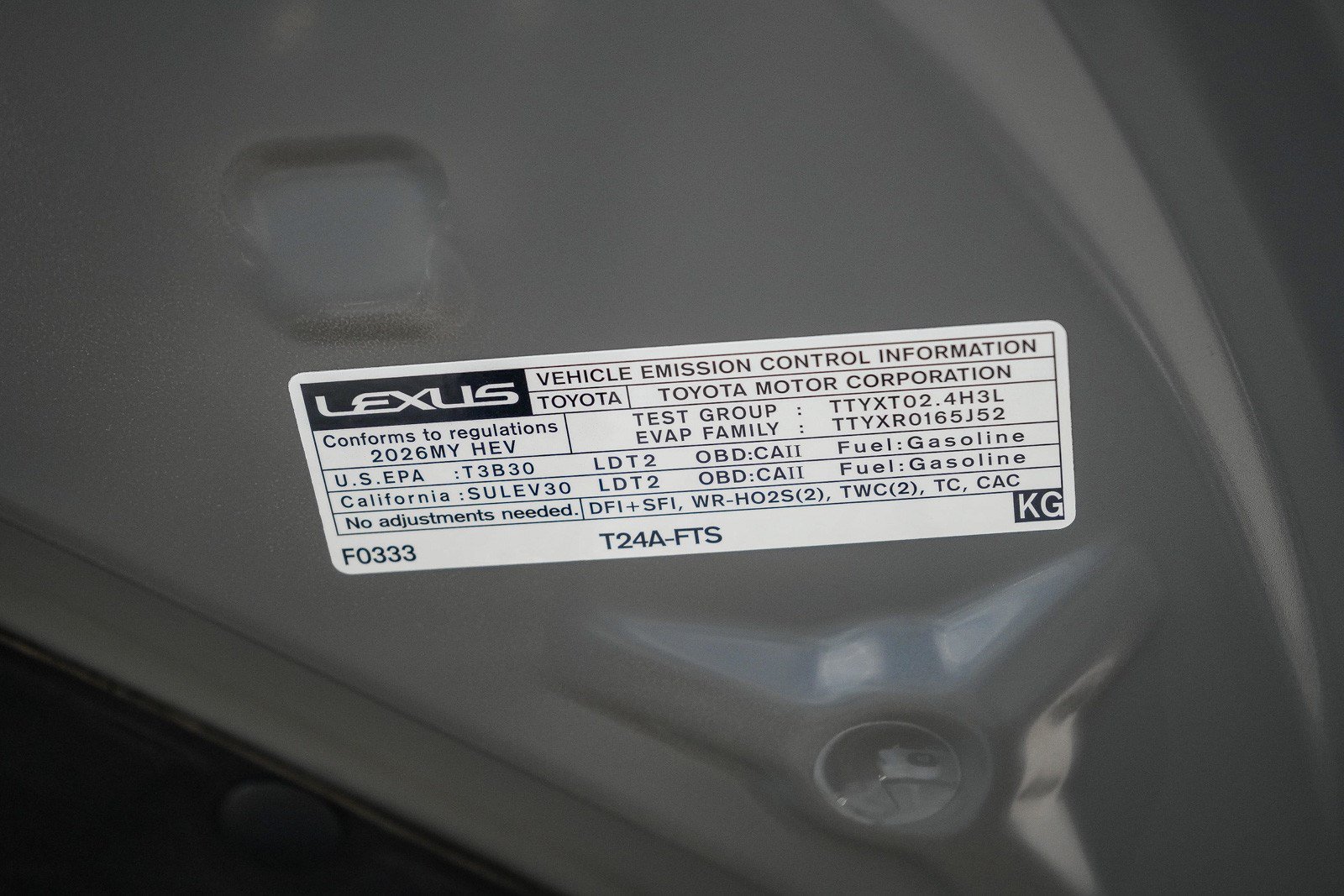 New 2026 Lexus RX 500h F Sport w/ Convenience Package AWD/4WD image 27