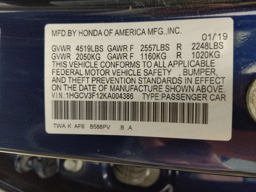Used 2019 Honda Accord Hybrid Sedan image 33