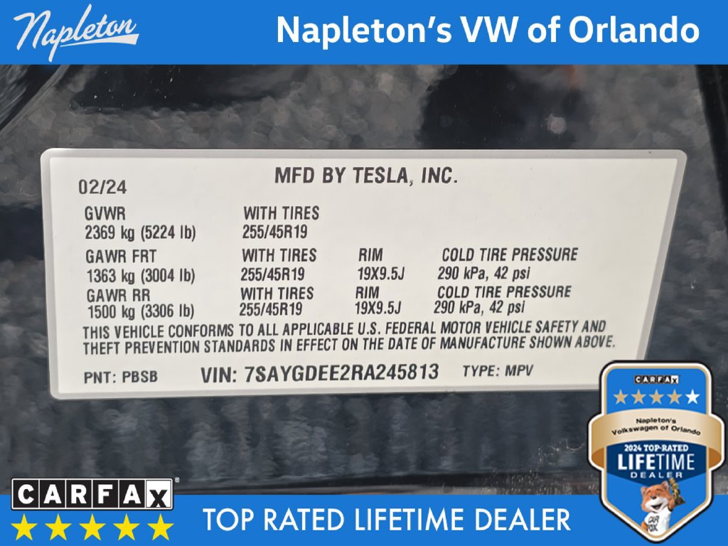 Used 2024 Tesla Model Y Long Range AWD/4WD image 30