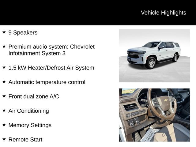 Certified 2022 Chevrolet Tahoe LT w/ Luxury Package AWD/4WD image 16