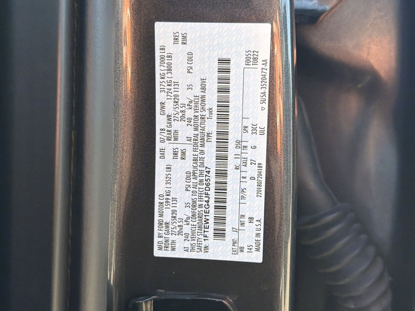 Used 2018 Ford F150 Lariat w/ Equipment Group 502A Luxury image 29