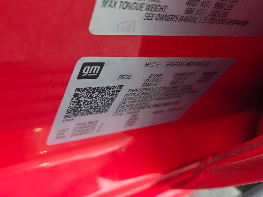 Certified 2022 Chevrolet Silverado 1500 Custom AWD/4WD image 20