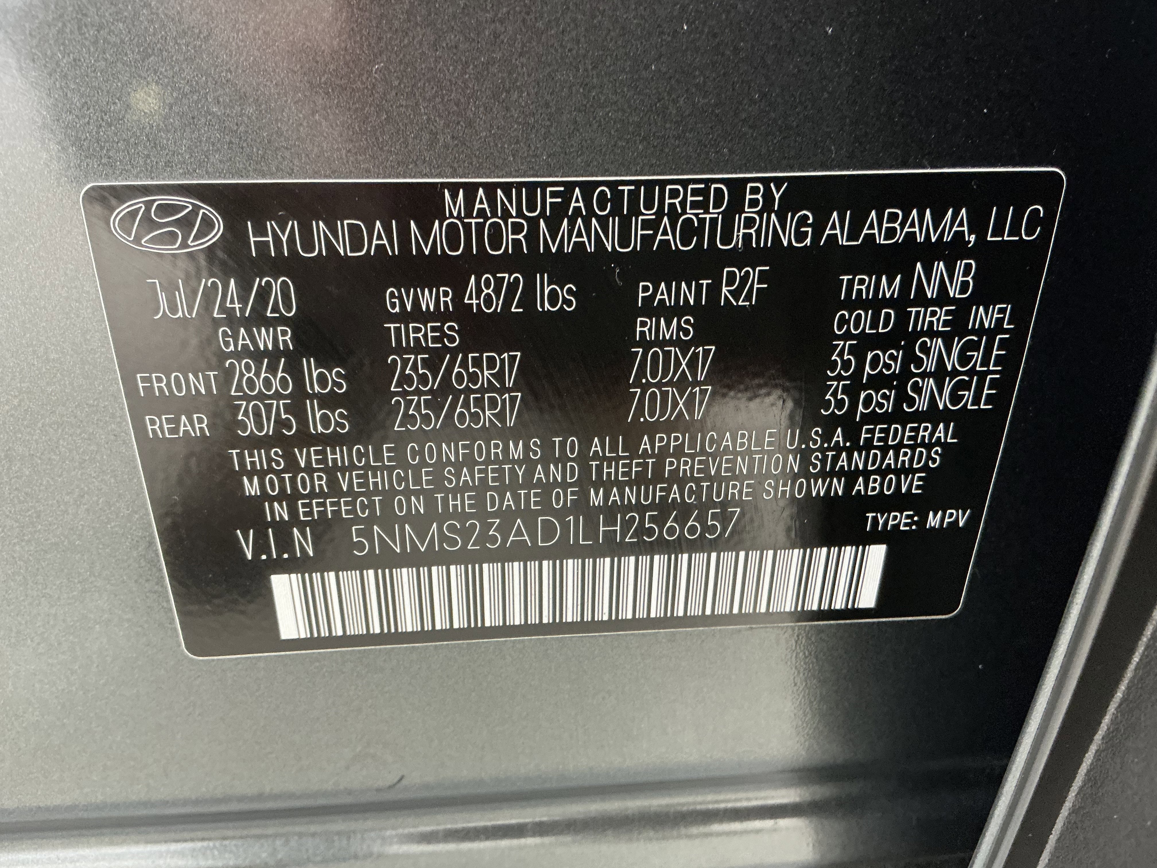 Used 2020 Hyundai Santa Fe SE w/ Cargo Package image 15