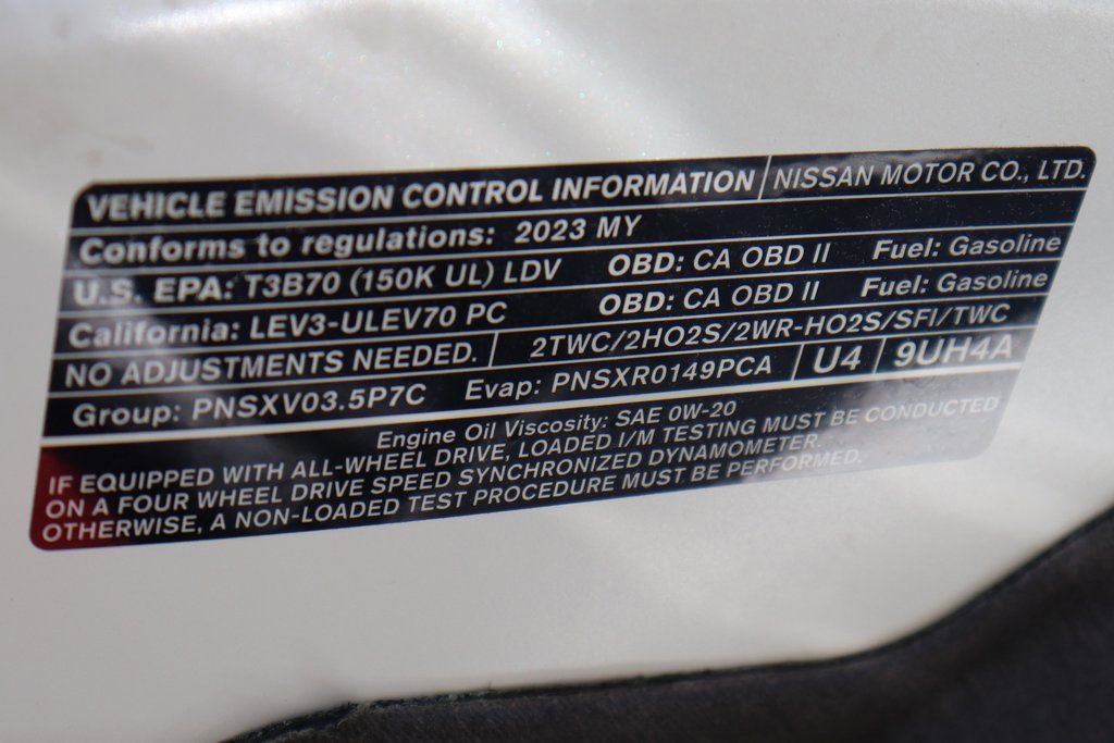 Used 2023 Nissan Murano SV w/ SV Midnight Edition Package image 14