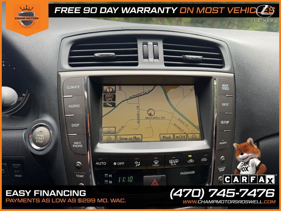 Used 2010 Lexus IS 250 w/ Preferred Accessory Package RWD image 26