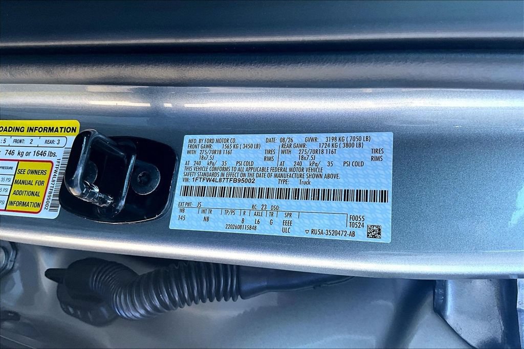 New 2026 Ford F150 Tremor w/ Equipment Group 402B AWD/4WD image 13
