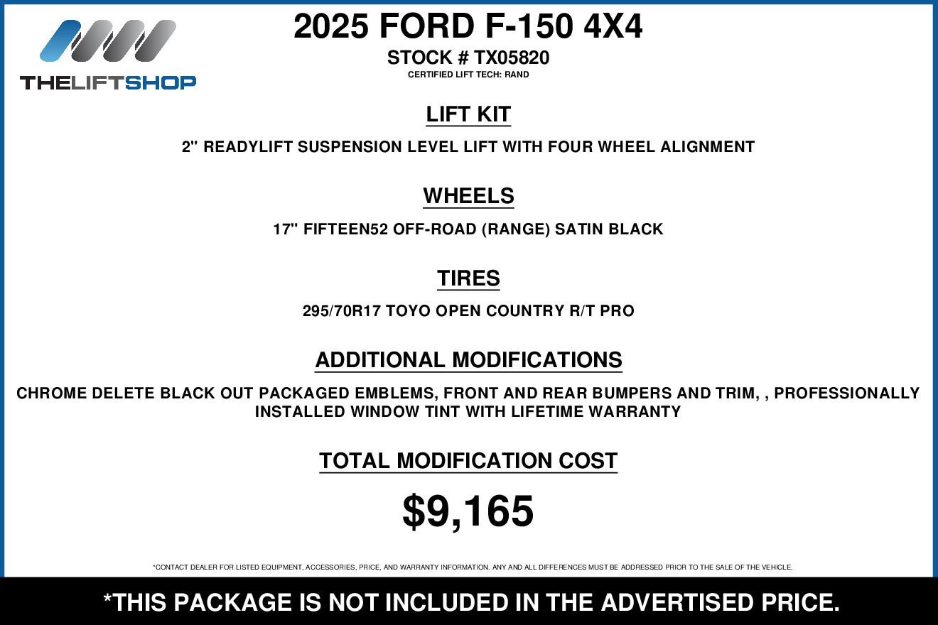 Used 2025 Ford F150 XL w/ Equipment Group 103A High image 2