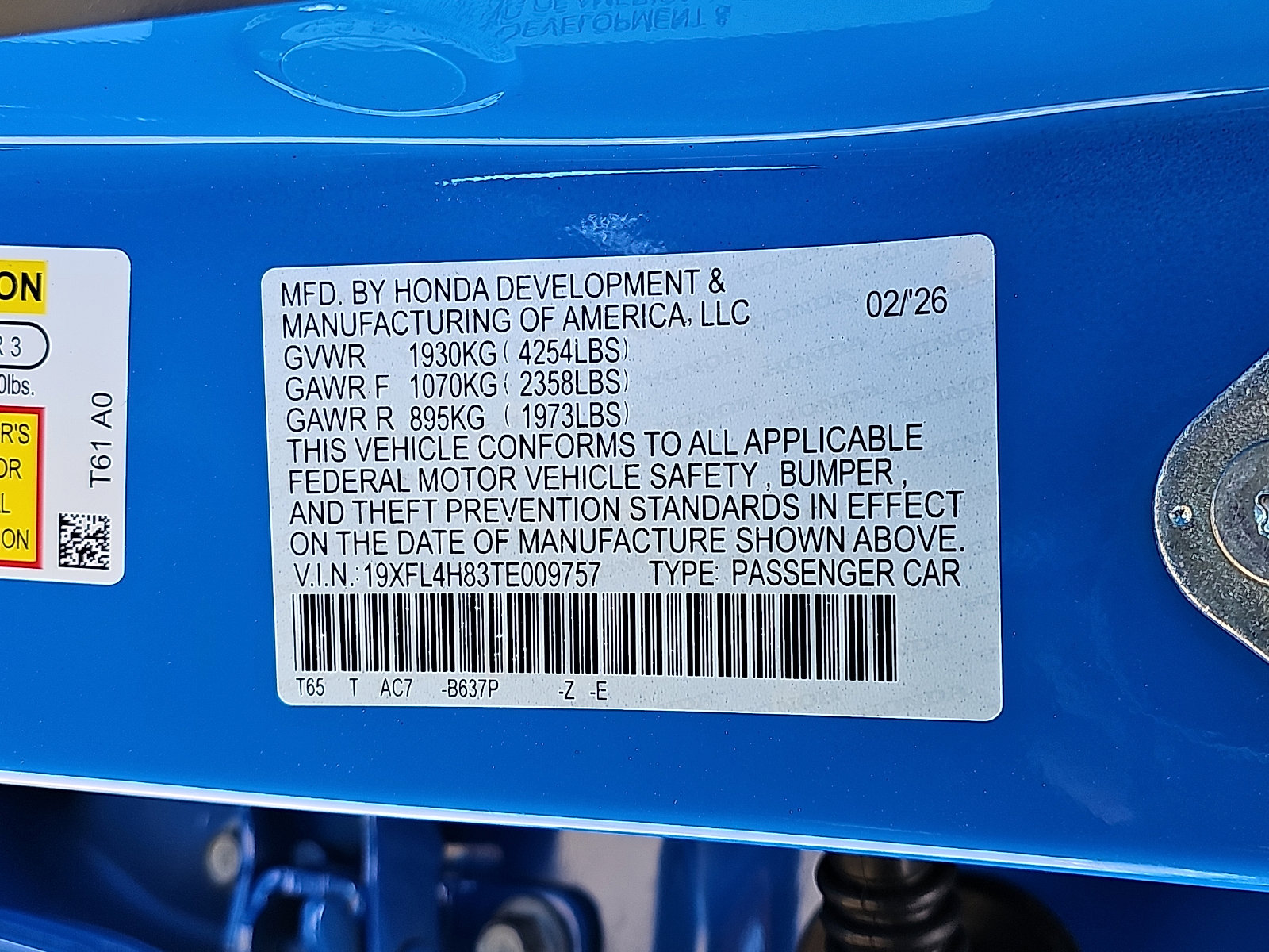 New 2026 Honda Civic Sport image 10