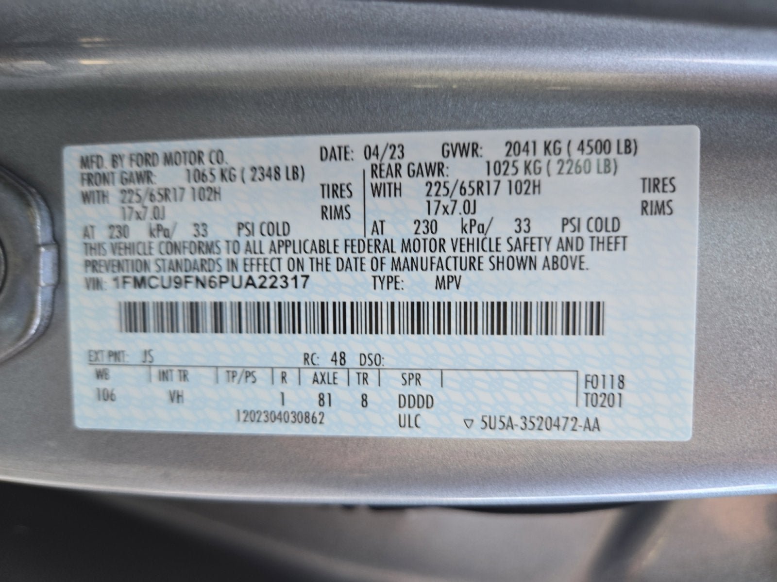 Used 2023 Ford Escape AWD image 27