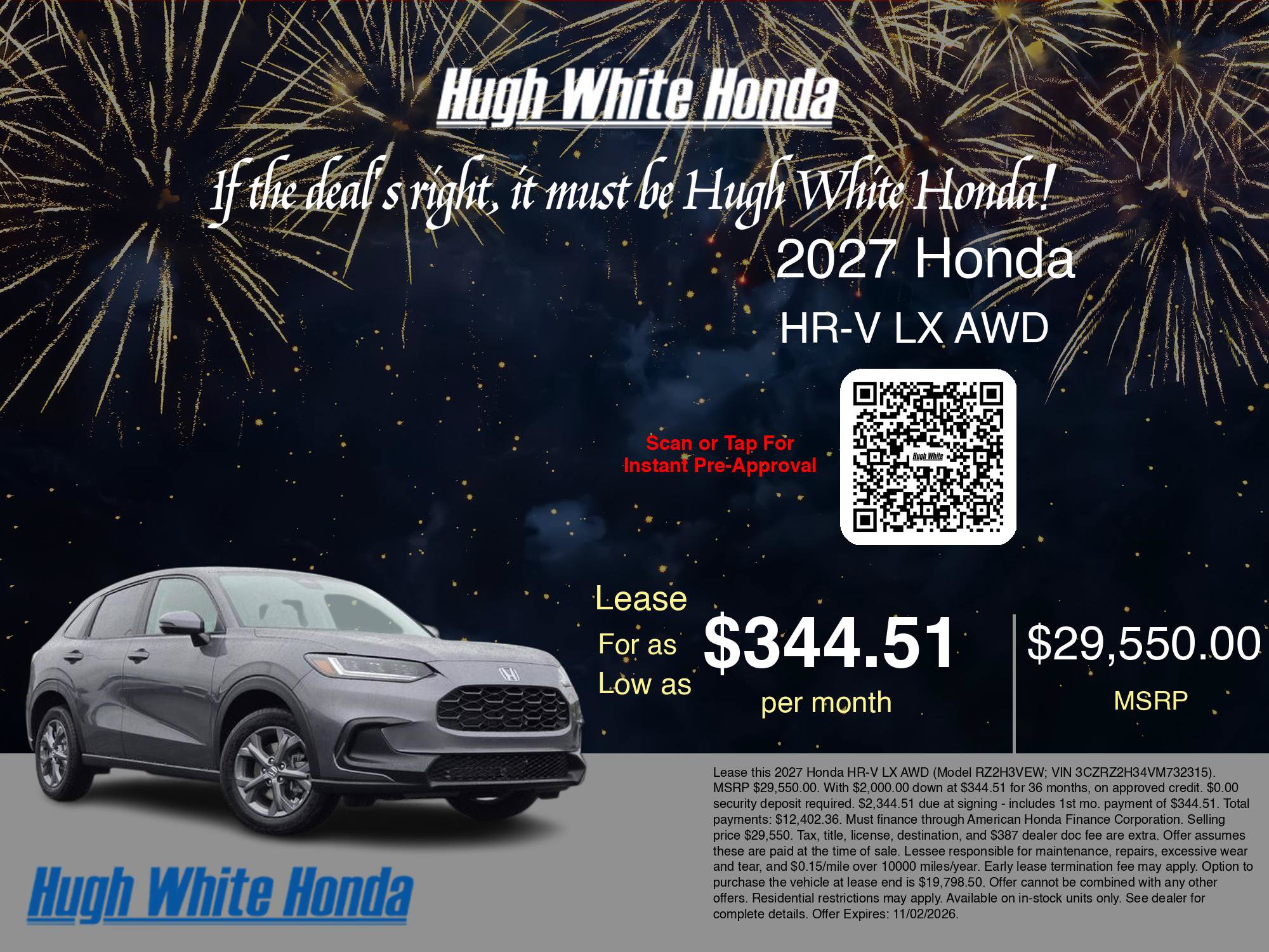 New 2027 Honda HR-V LX image 33