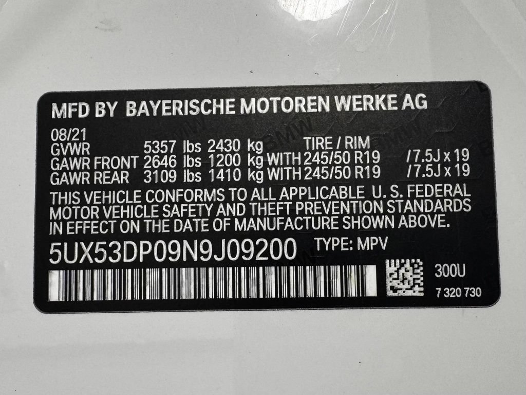 Used 2022 BMW X3 xDrive30i w/ Premium Package AWD/4WD image 11
