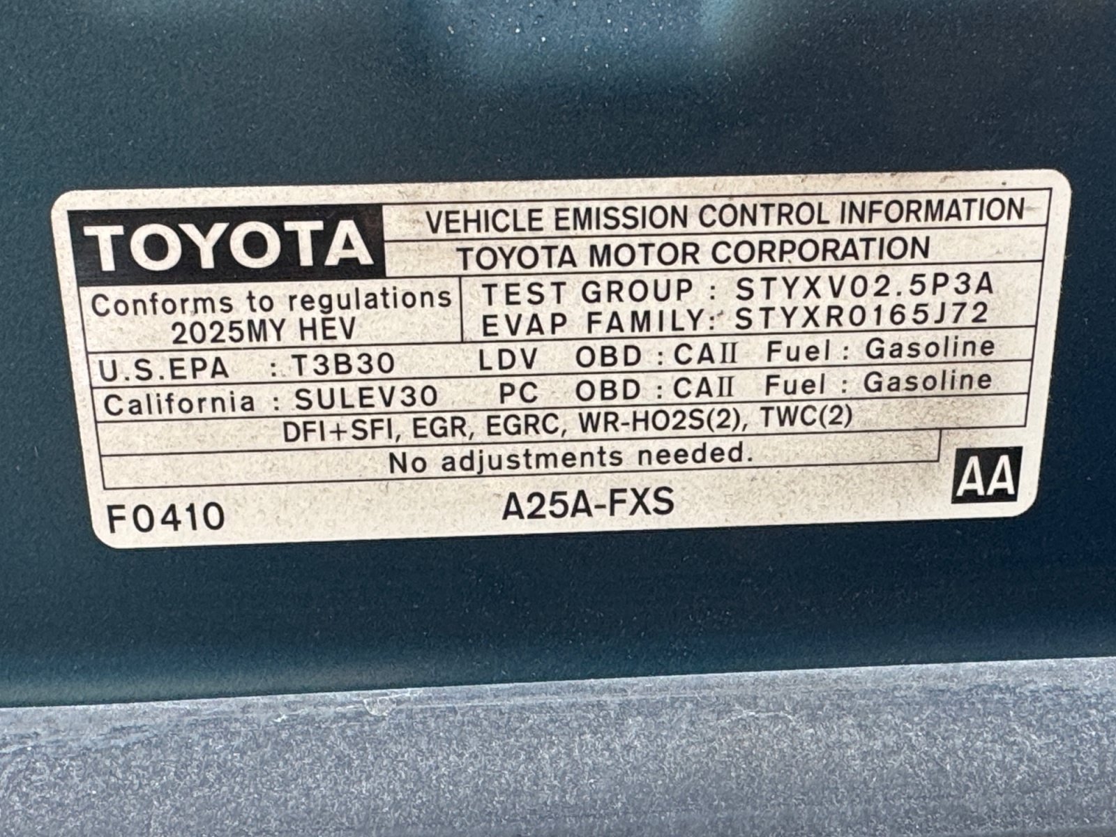 Used 2025 Toyota Camry LE FWD image 18