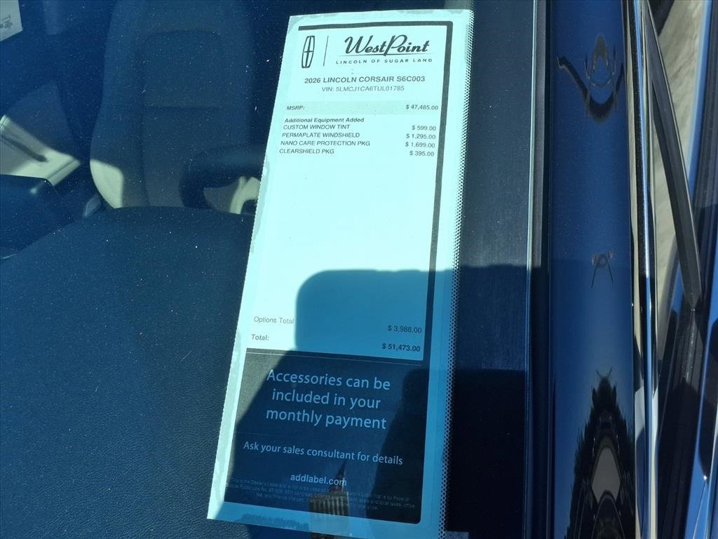 New 2026 Lincoln Corsair Premiere image 16