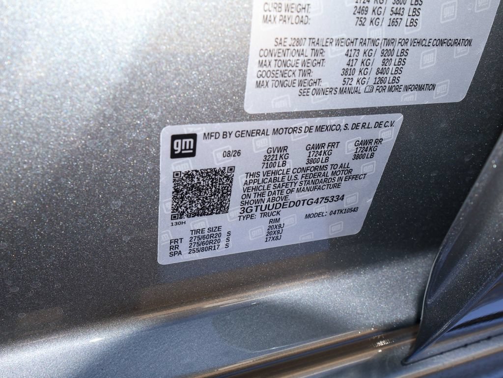 New 2026 GMC Sierra 1500 SLT w/ SLT Premium Package AWD/4WD image 34