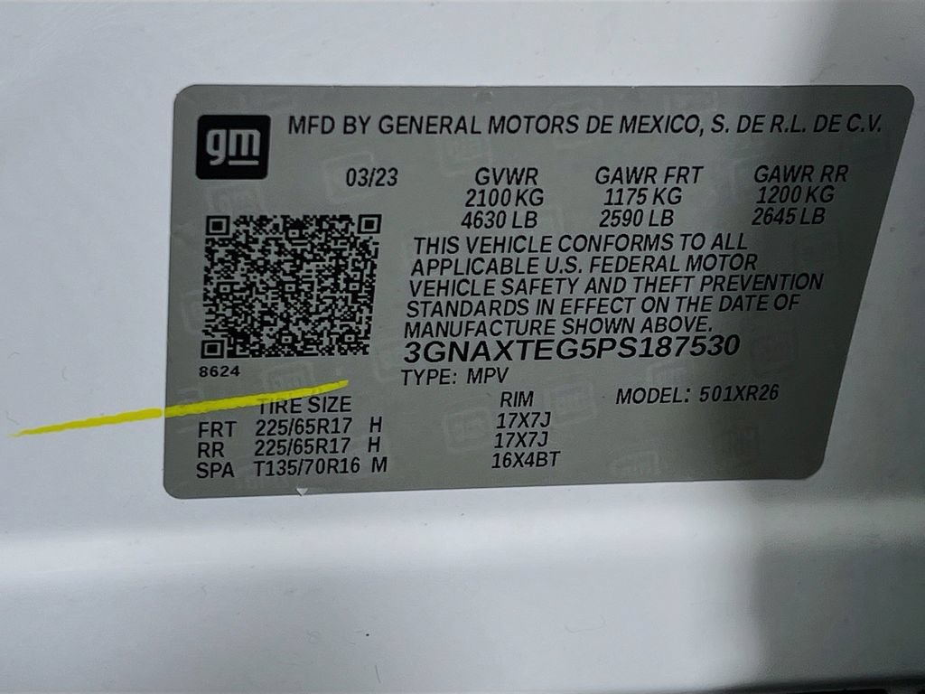 Used 2023 Chevrolet Equinox LT w/ Driver Convenience Package AWD/4WD image 32