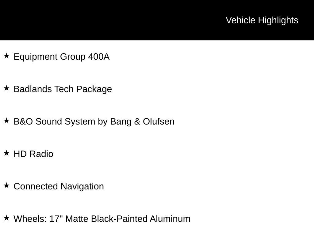 Used 2025 Ford Bronco Sport Badlands w/ Badlands Tech Package image 5