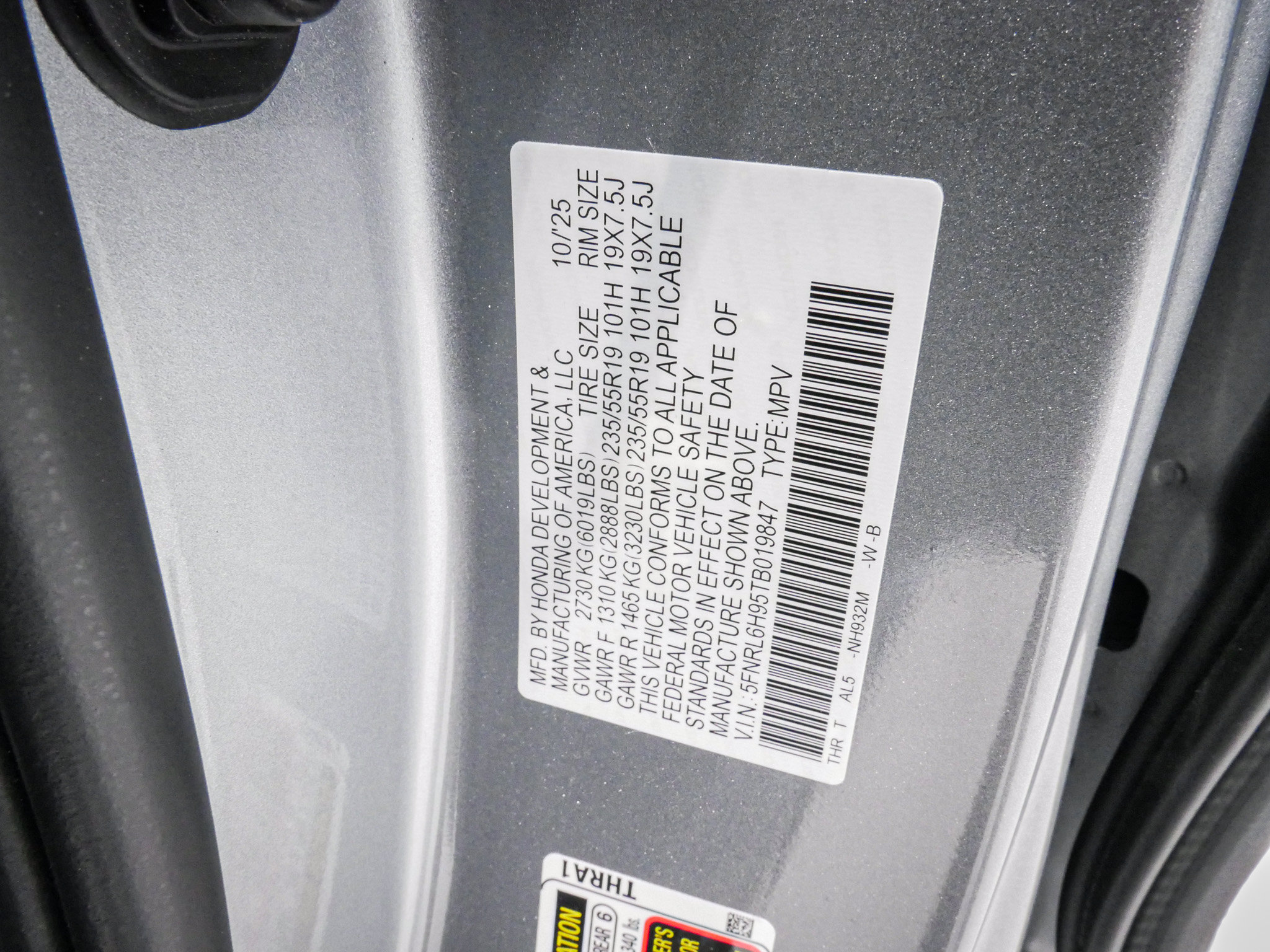 Certified 2026 Honda Odyssey Elite image 36