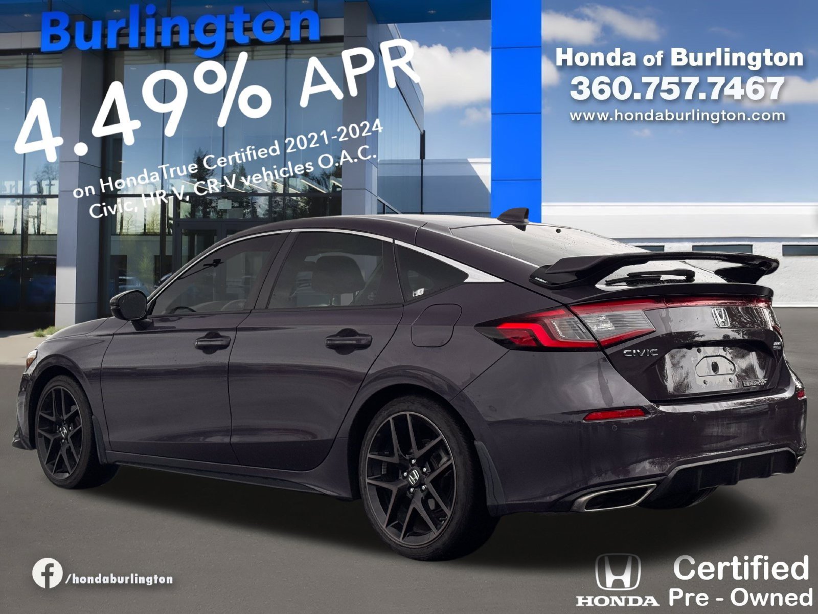 Certified 2023 Honda Civic Sport Touring image 4
