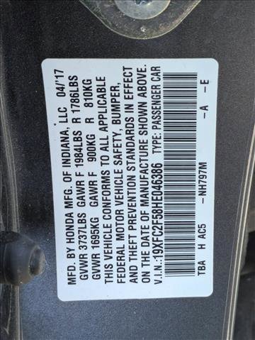 Used 2017 Honda Civic LX image 16