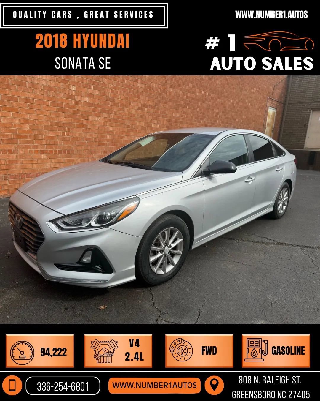 Used 2018 Hyundai Sonata SE