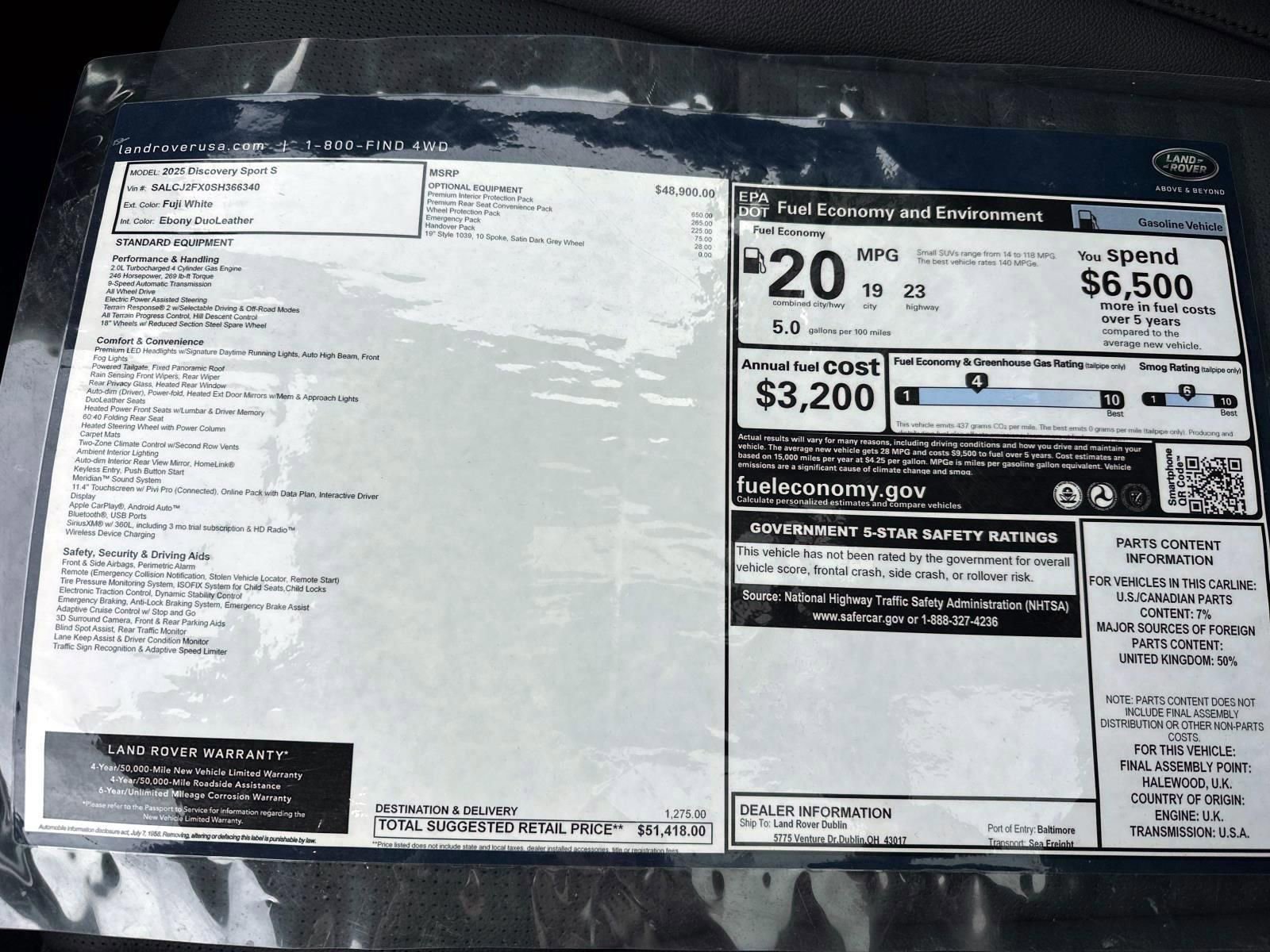 Used 2025 Land Rover Discovery Sport S image 23